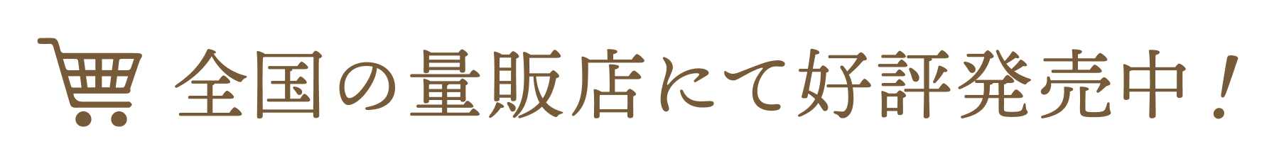 全国の量販店にて好評発売中